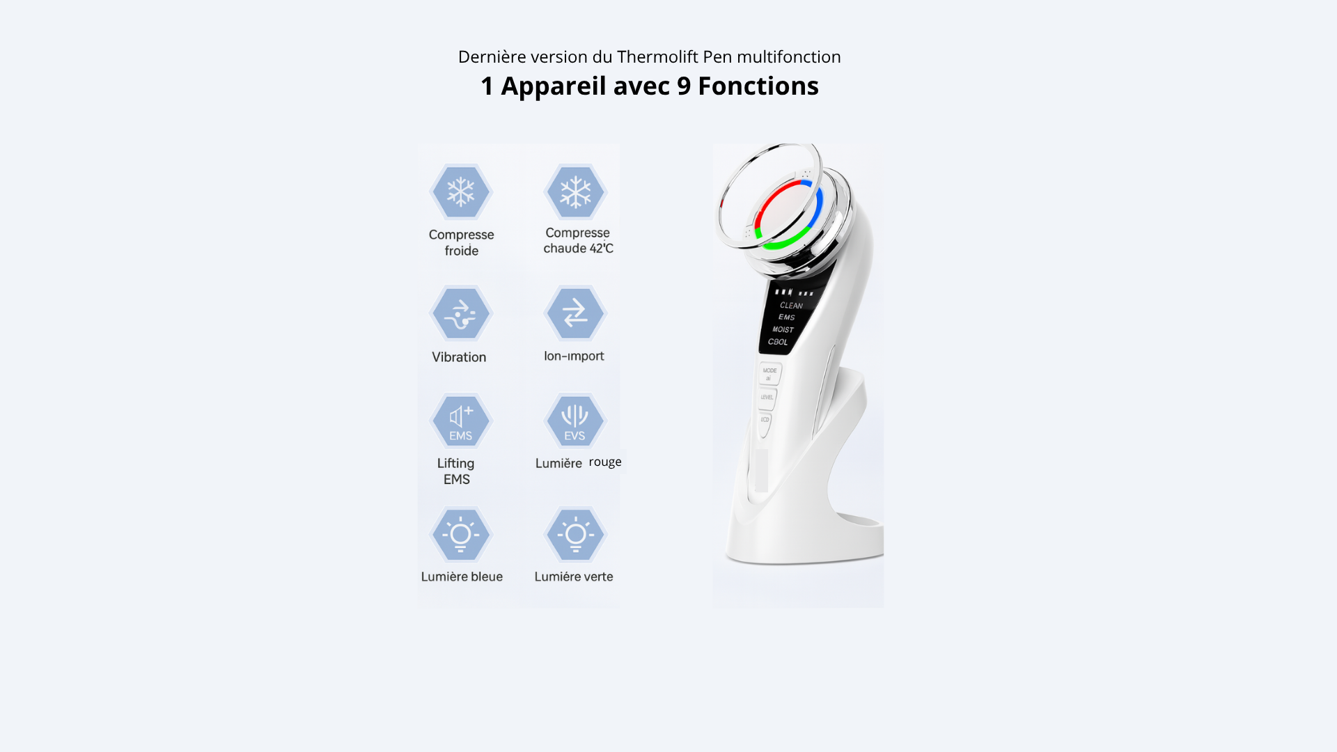 Thermolift Pen - Appareil radiofréquence visage
