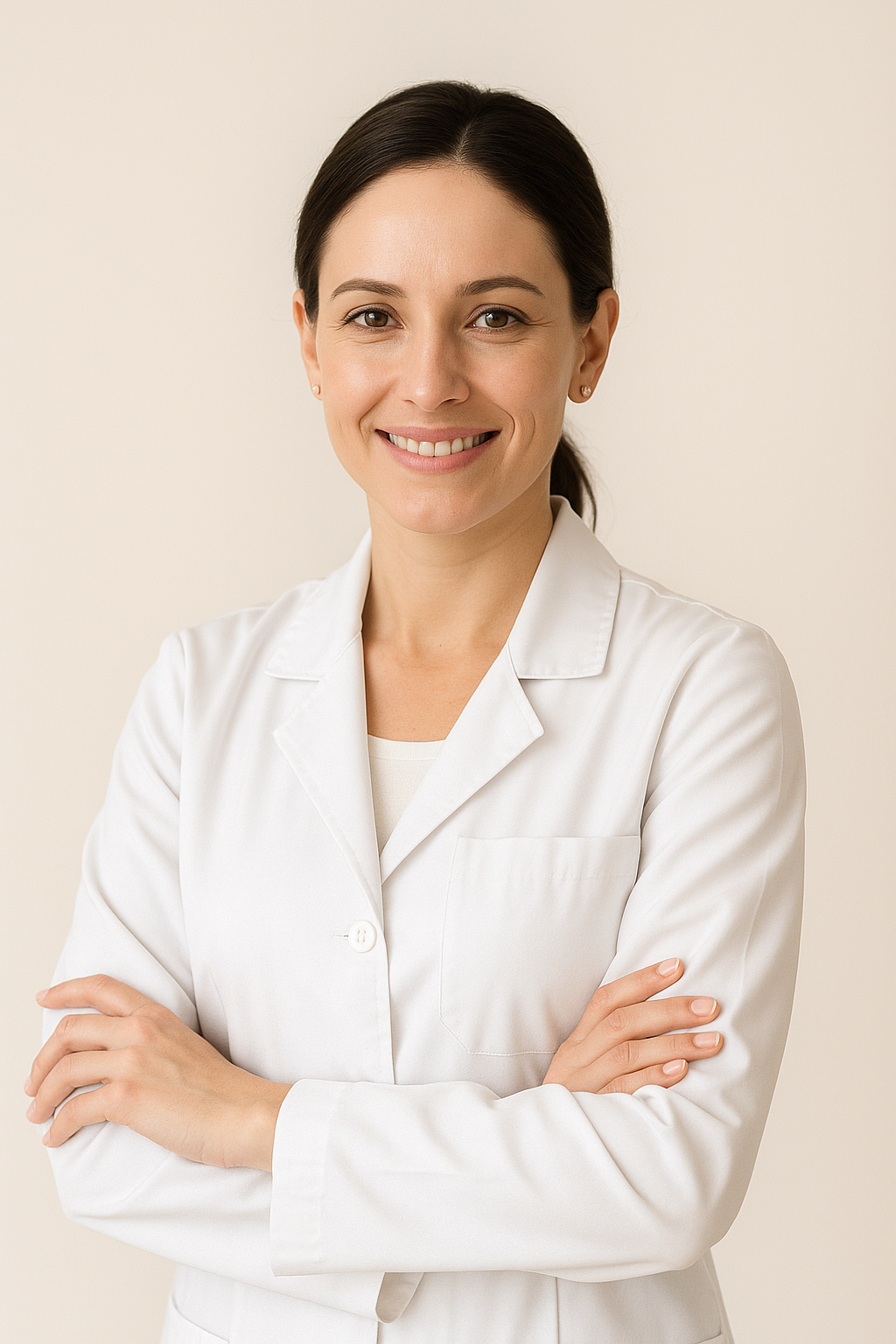 Médecin expert en soins esthétiques approuvant la technologie SkinFlow