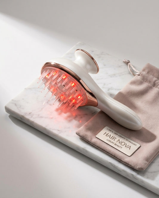 Hair Nova™ – Brosse anti-chute LED & massage cuir chevelu